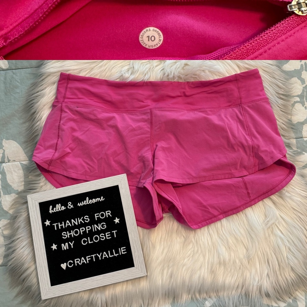 Lululemon Speed Up Short *2.5" in ‘Ripened Raspberry’ | Women’s 10
